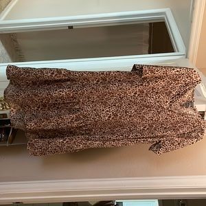 XS brown and white dress from target